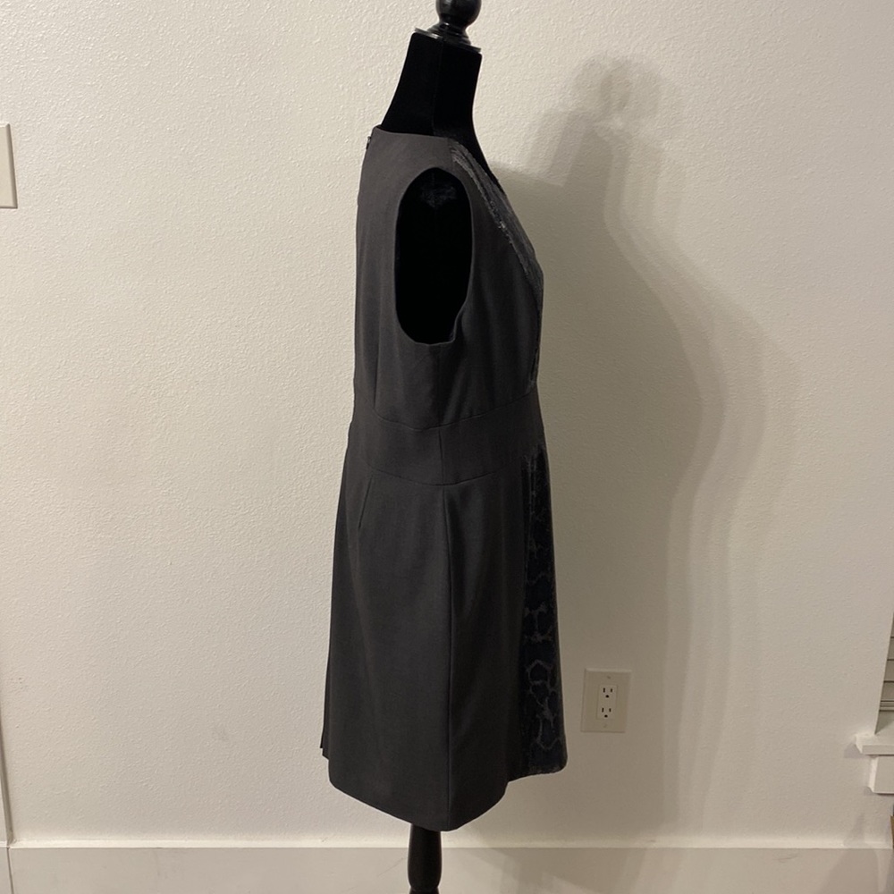 Calvin Klein Gray Snake Pattern Micro Sequin Fron… - image 8